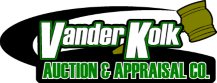 Vander Kolk Auction and Appraisal Company new logo
